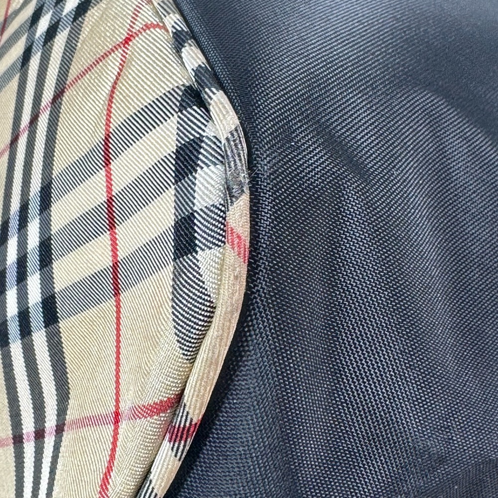 Burberry Blue Label Nova Check Black Nylon - Picture 16 of 17